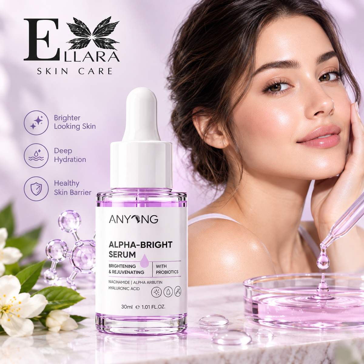 Ellara Alpha Bright Serum – Brightening & Radiance Serum